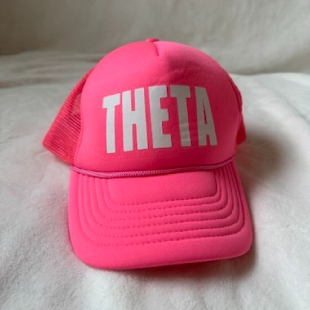 Kappa Alpha Theta Hot Pink Trucker Hat